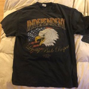 Independent eagle tee